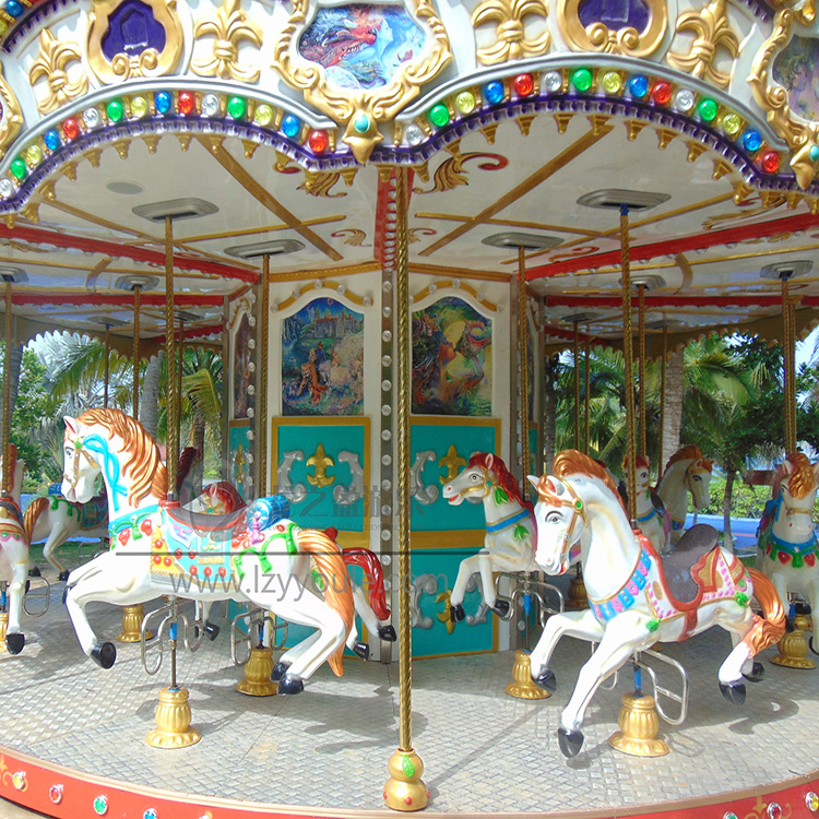 豪華轉(zhuǎn)馬游樂設備